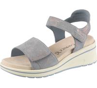 Sandalette CAPRICE, Damen, Gr. 40, eisblau, gemustert, Textil, Schuhe Sandalette (84974968-40) eisblau, gemustert