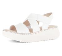 Sandalette GABOR, Damen, Gr. 41, weiß, Nappaleder, unifarben, modisch, Schuhe, Plateau, Sommerschuh, Rimchensandale mit Best Fitting-Ausstattung (46758316-41) weiß
