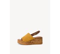 Tamaris Sandalette Damen Keilabsatz gelb,EU 39