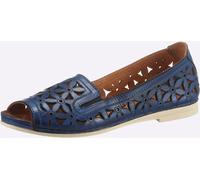 Sandalette GEMINI, Damen, Gr. 37, blau (dunkelblau), Glattleder, Schuhe Sandalette (66417603-37) dunkelblau