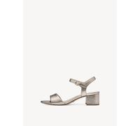 Tamaris Damen Heeled Sandals Synthetik, metallic, 37 EU