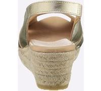 Sandalette goldfarben 38
