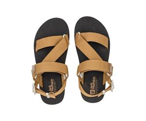 Sandalette JACK WOLFSKIN "URBAN ENTDECKUNG BELT SANDAL W", Damen, Gr. UK 6,5 - EU 40, Normalschaft, braun (dunelands), Main Material 100% Polyamide Sole, Schuhe Sandalette (90472042-6,5)