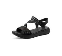 Sandalette JANA, Damen, Gr. 37, schwarz, Lederimitat, Textil, Schuhe Sandalette (57486824-37) schwarz