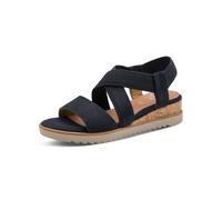 Sandalette JANA, Damen, Gr. 37, nachtblau, Lederimitat, Schuhe Sandalette (79998921-37) nachtblau