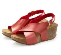 Sandalette LASCANA Gr. 40, rot Damen Schuhe (68445462-40) rot