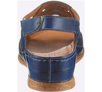 Sandalette GEMINI, Damen, Gr. 42, blau (mittelblau), Glattleder, Schuhe Sandalette (44390337-42) mittelblau