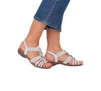 Sandalette REMONTE, Damen, Gr. 42, braun (cognac), Synthetik, Schuhe Sandalette (74114318-42) cognac