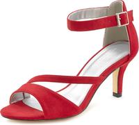 Sandalette rot 38 Textil