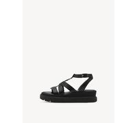 Tamaris Flache Sandalen 28709 in Schwarz 38