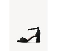 Tamaris Damen Sandalette mit Blockabsatz, schwarz, 41 EU