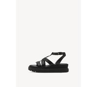 Tamaris Flache Sandalen 28709 in Schwarz 41