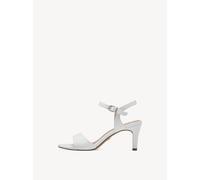 Tamaris Damen Sandalette mit Stilettoabsatz, weiß, 36 EU