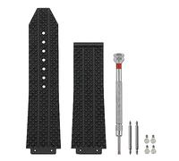 SANDEIN 25 mm Uhrenarmband, kompatibel mit Big Bang Ersatzarmbändern aus weichem Silikon-Gummi