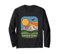Sandia Peak New Mexico Mountain Art Albuquerque Wandern Langarmshirt