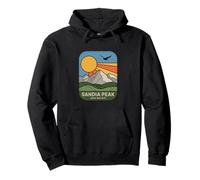 Sandia Peak New Mexico Mountain Art Albuquerque Wandern Pullover Hoodie