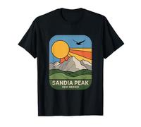 Sandia Peak New Mexico Mountain Art Albuquerque Wandern T-Shirt