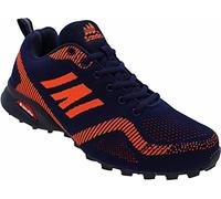 Sandic Herren Sportschuhe Sneaker Turnschuhe Laufschuhe Schuhe Nr. 2941 (Navy Orange, eu_Footwear_Size_System, Adult, Men, Numeric, medium, Numeric_45)