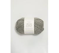 Sandnes Garn 1101-001042 Handstrickgarn, Wolle, grey mottled, 50 Gramm je Knäuel = ca. 91 Meter