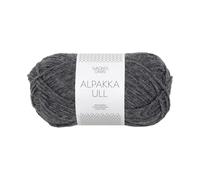 Sandnes Garn Alpaka Ull Wolle in col. 1053 dark grey mottled