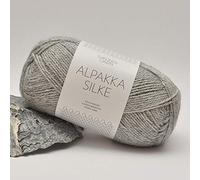 Sandnes Garn Alpakka Silke 1042 grau meliert SG1173-1042