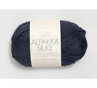 Sandnes Garn Alpakka Silke 6081 dunkelblau