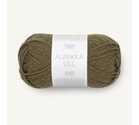 SANDNES GARN Alpakka Ull - Farbe: Dark Olive (9873) - 50 g/ca. 100 m Wolle