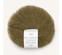 SANDNES GARN Ballerina Chunky Mohair - Farbe: Dark Olive (9873) - 50 g/ca. 135 m Wolle