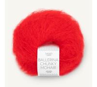 SANDNES GARN Ballerina Chunky Mohair - Farbe: Scarlet Red (4018) - 50 g/ca. 135 m Wolle