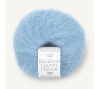 SANDNES GARN Ballerina Chunky Mohair - Farbe: Summer Sky (6012) - 50 g/ca. 135 m Wolle