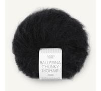 SANDNES GARN Ballerina Chunky Mohair - Farbe: Svart (1099) - 50 g/ca. 135 m Wolle