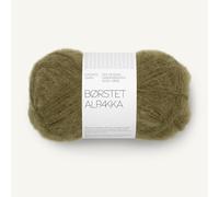 SANDNES GARN Børstet Alpakka - Farbe: Dark Olive (9873) - 50 g/ca. 110 m Wolle