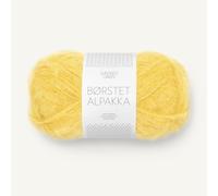 SANDNES GARN Børstet Alpakka - Farbe: Solgul (2016) - 50 g/ca. 110 m Wolle