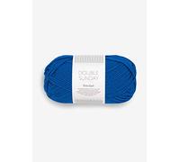 Sandnes Garn Merinowolle Double Sunday von PetiteKnit 50 g 6046 Electric Blue