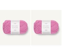 Sandnes Garn Double Sunday ca.108 m col. 4626 shocking pink 50 g (Packung mit 2)