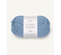 Sandnes Garn Double Sunday ca.108 m col. 6032 blå hortensia