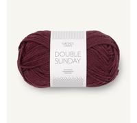 SANDNES GARN Double Sunday - Farbe: Deep Burgundy (4372) - 50 g/ca. 108 m Wolle