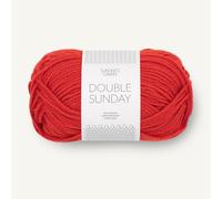 SANDNES GARN Double Sunday - Farbe: Scarlet Red (4018) - 50 g/ca. 108 m Wolle
