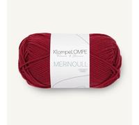 Sandnes Garn KlompeLOMPE Merinoull col. 4236 dyp julerod ca.105 m 50 g