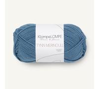 Sandnes Garn KlompeLOMPE Tynn Merinoull col. 6033 jeansbla ca.175 m 50 g