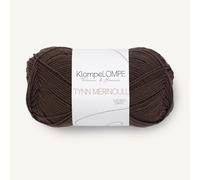 SANDNES GARN Klompelompe Tynn Merinoull - Farbe: Mørk Brun (3081) - 50 g/ca. 175 m Wolle