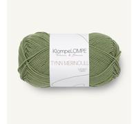 SANDNES GARN Klompelompe Tynn Merinoull - Farbe: Mørk Puddergrønn (9052) - 50 g/ca. 175 m Wolle