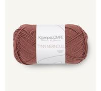 SANDNES GARN Klompelompe Tynn Merinoull - Farbe: Plommerosa (4043) - 50 g/ca. 175 m Wolle