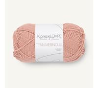 SANDNES GARN Klompelompe Tynn Merinoull - Farbe: Pudderbrun (3332) - 50 g/ca. 175 m Wolle