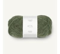 Sandnes Garn Kos col. 9072 dyp olivengronn ca.150 m 50 g