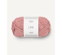 Sandnes Garn Line col. 4033 ferskenblomst ca.110 m 50 g