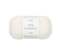 Sandnes Garn Mini Alpaka Wolle in col. 1001 white
