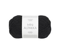 Sandnes Garn Mini Alpaka Wolle in col. 1099 black