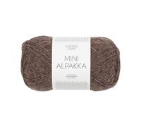 Sandnes Garn Mini Alpaka Wolle in col. 2652 medium brown mottled