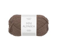 SANDNES GARN Mini Alpakka - Farbe: Eikenøtt (3161) - 50 g/ca. 150 m Wolle